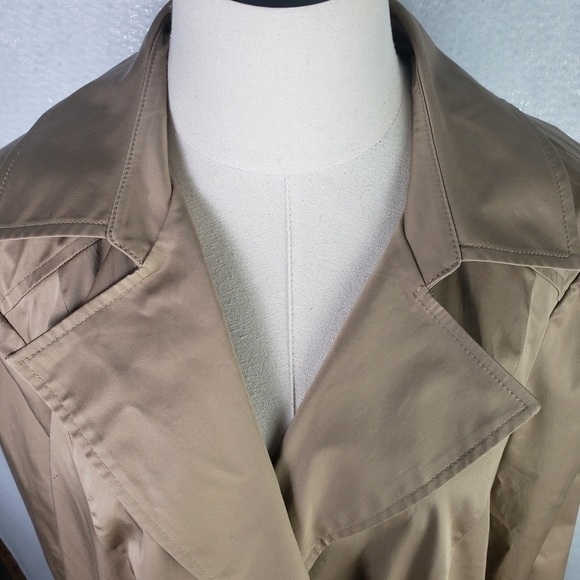 INC International Concepts Womans Lace Back Trench Coat Size 2X - Picture 9 of 12